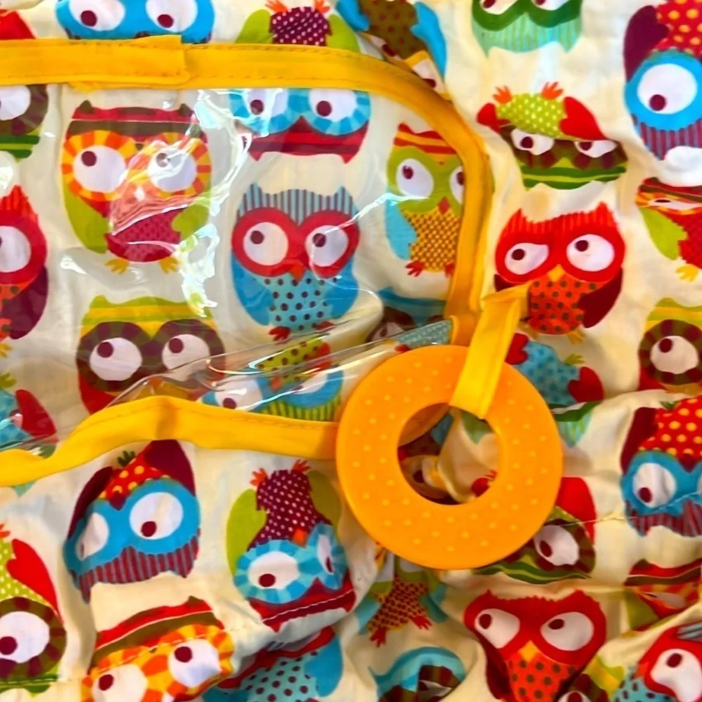 Colorful Owl Shopping Cart Cover